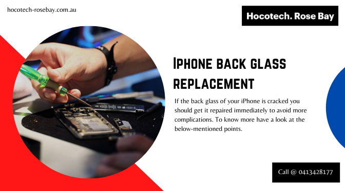 Iphone back glass replacement